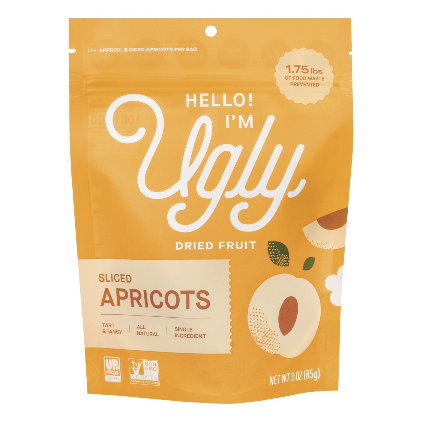 Ugly Dried Sliced Apricots