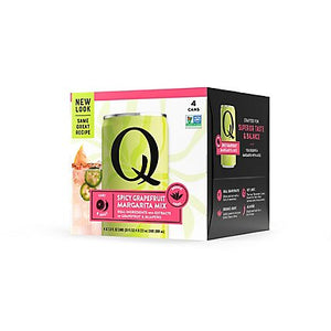 Q Spicy Grapefruit Margarita Mix 4-Pack Cans