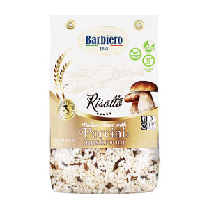 Barbiero Italian Risotto with Porcini Mushroom