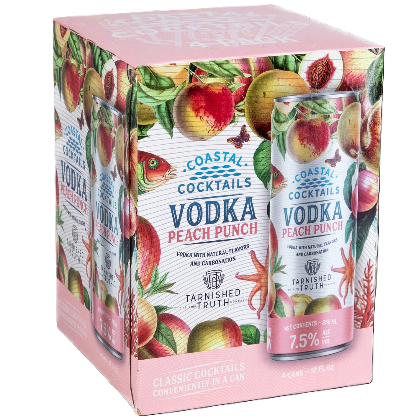 Coastal Cocktails Peach Punch 4-Pack Cans