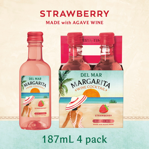 Del Mar Pacifica Strawberry Margarita Wine 4-Pack