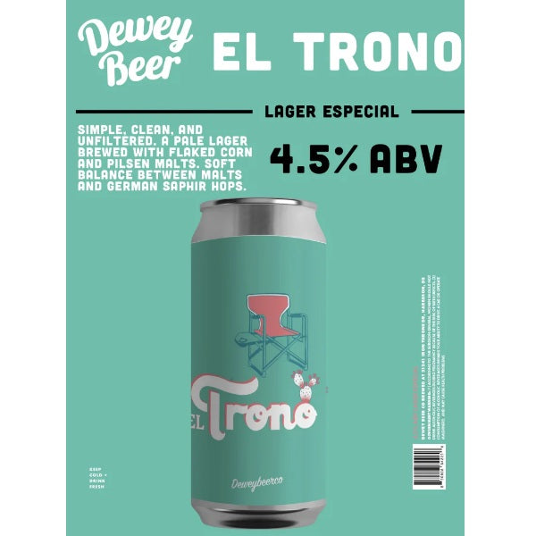 Dewey Beer El Trono 6-Pack