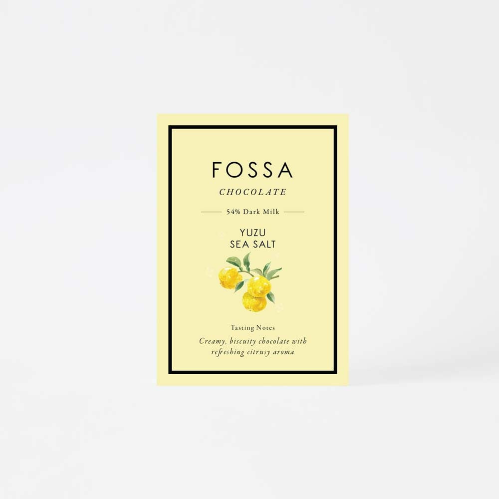 Fossa Yuzu Sea Salt Dark Milk Chocolate