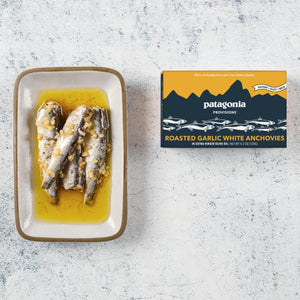 Patagonia Spanish Roasted Garlic White Anchovies