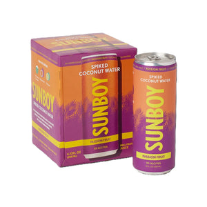 SUNBOY Passion Fruit Spiked Coconut Water - 4-Pack