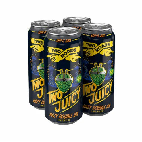 Two Roads Two Juicy Hazy Double IPA 4 pack