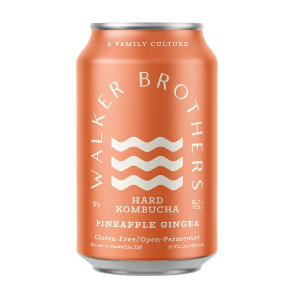 Walker Brothers Pineapple Ginger Hard Kombucha