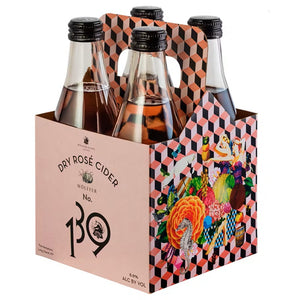 Wölffer No. 139 Dry Rosé Cider 4-Pack Bottles