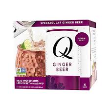 Q Ginger Beer 4-Pack Cans