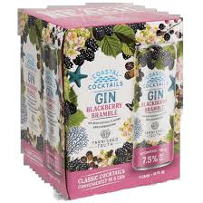 Coastal Cocktails Gin Blackberry 4-Pack Cans
