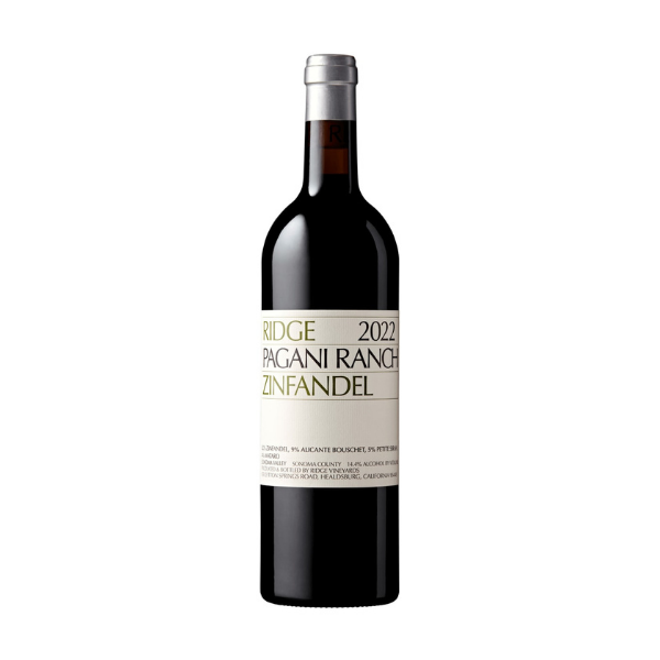 Ridge Vineyards Pagani Ranch Zinfandel Sonoma Valley 2022